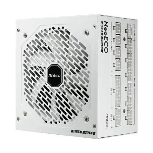 Antec NE1000G M White 1000W ATX 3.0 & PCIE 5.0 80+ Gold Full Modular Power Supply