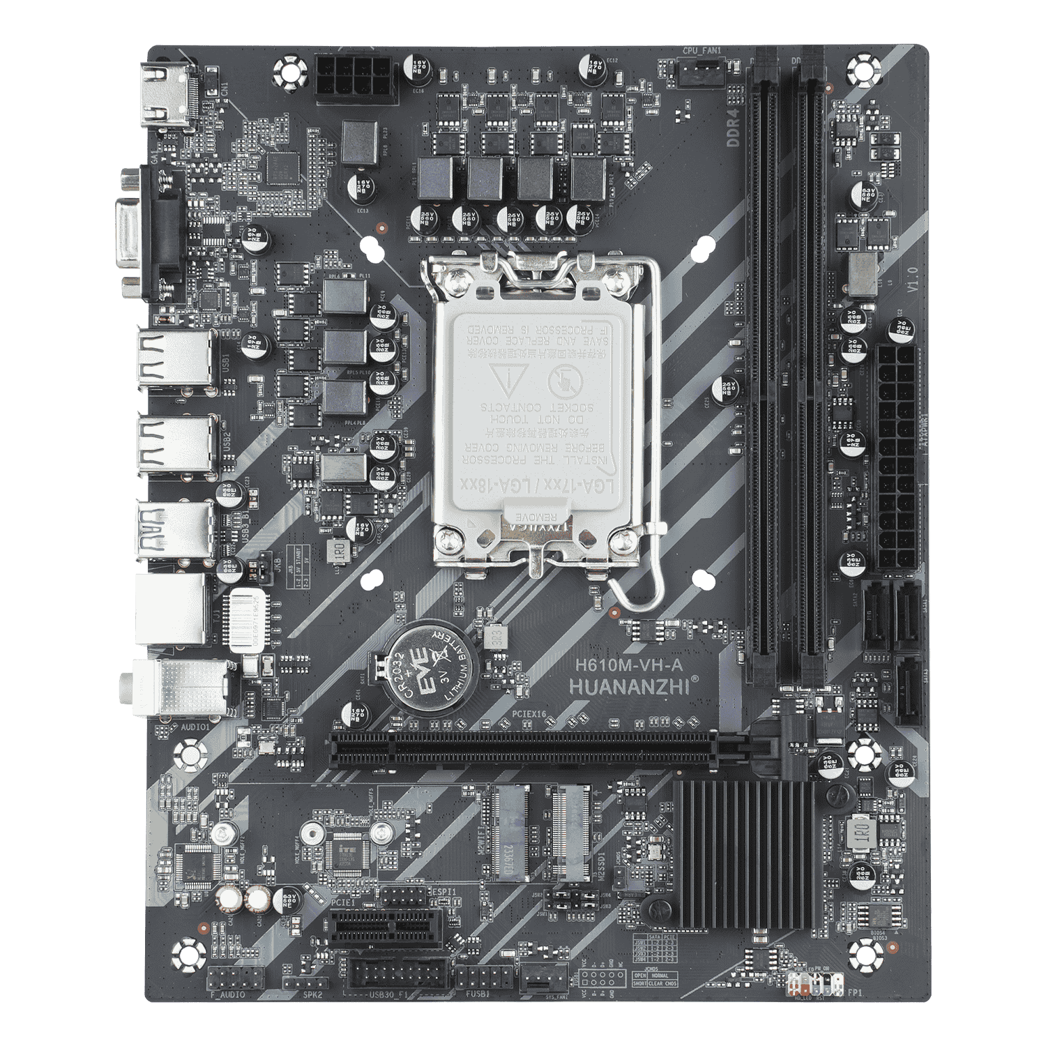 HUANANZHI H610M-VH Black Motherboard