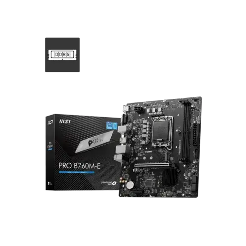 MSI PRO B760M-E DDR5 m-ATX Motherboard